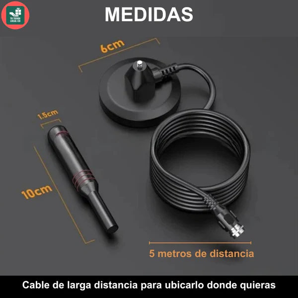 ANTENA PORTATIL TDT 4K UHD 2025 MÁXIMA SEÑAL Y NITIDEZ PARA CIENTOS DE CANALES GRATIS