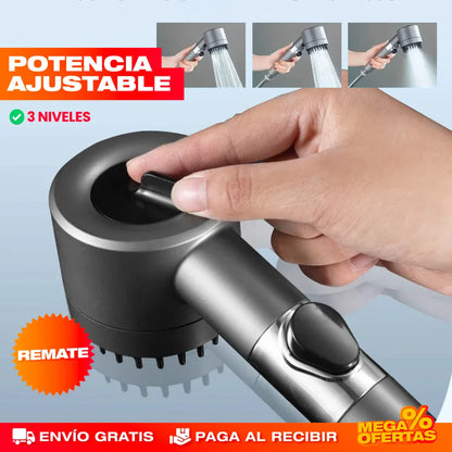 CABEZAL DE DUCHA POTENTE Y AHORRADOR