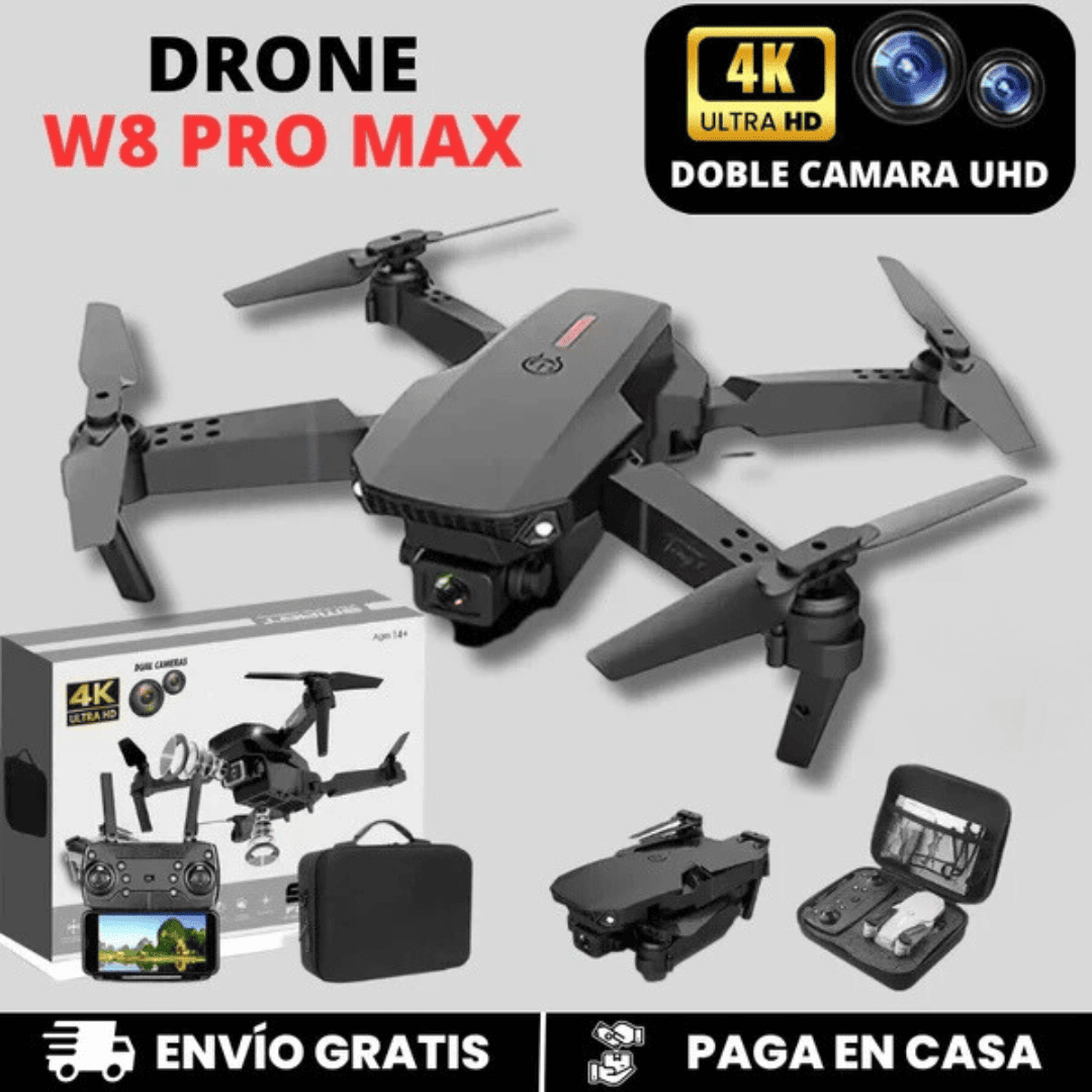 NUEVO DRONE W8 PRO MAX 2024 CON INTELIGENCIA ARTIFICIAL