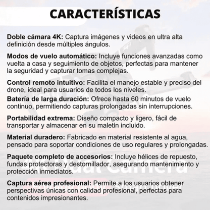 NUEVO DRONE W8 PRO MAX 2024 CON INTELIGENCIA ARTIFICIAL